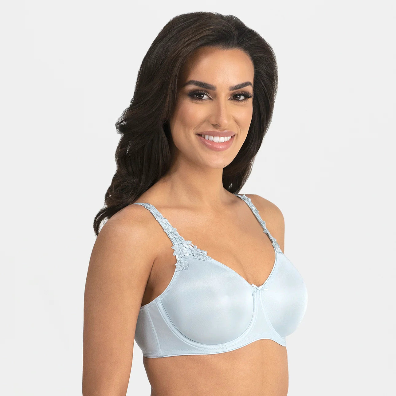 Seamless Minimizer Bra Dominique Mystique Stone Blue-0