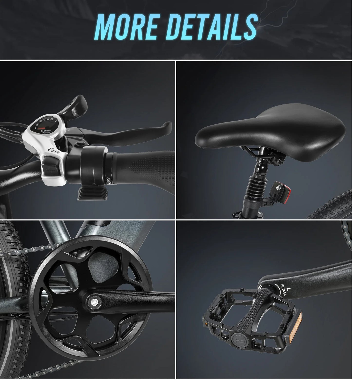 Popular in EU Fast Delivery 26inch City Ebike High Speed 250W500D E Cycle Electric Bike City Road Bike-5