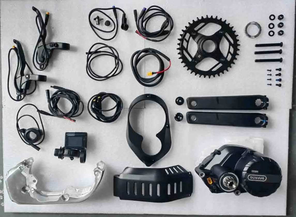 Bafang M510 Electric Bike Center Motor Kit Electric Mountain Bike Mid Drive Motor for EMTB Frame Torque 95NM-6
