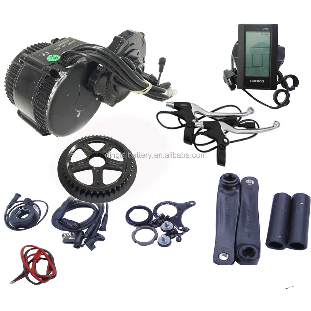 BB68MM BB100MM BB120MM Bafang BBS02B 750W Motor Kit with Hailong Battery Pack 48V 14Ah Electric Bike Battery Pack-2