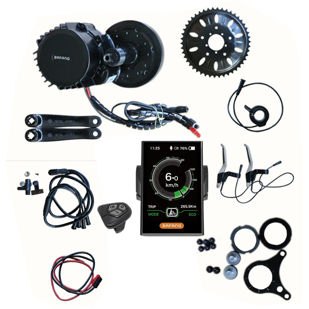 Ready to Ship C965 Display Bafang BBSHD 48v 1000w Electric Bike Mid Drive Motor Kit-9
