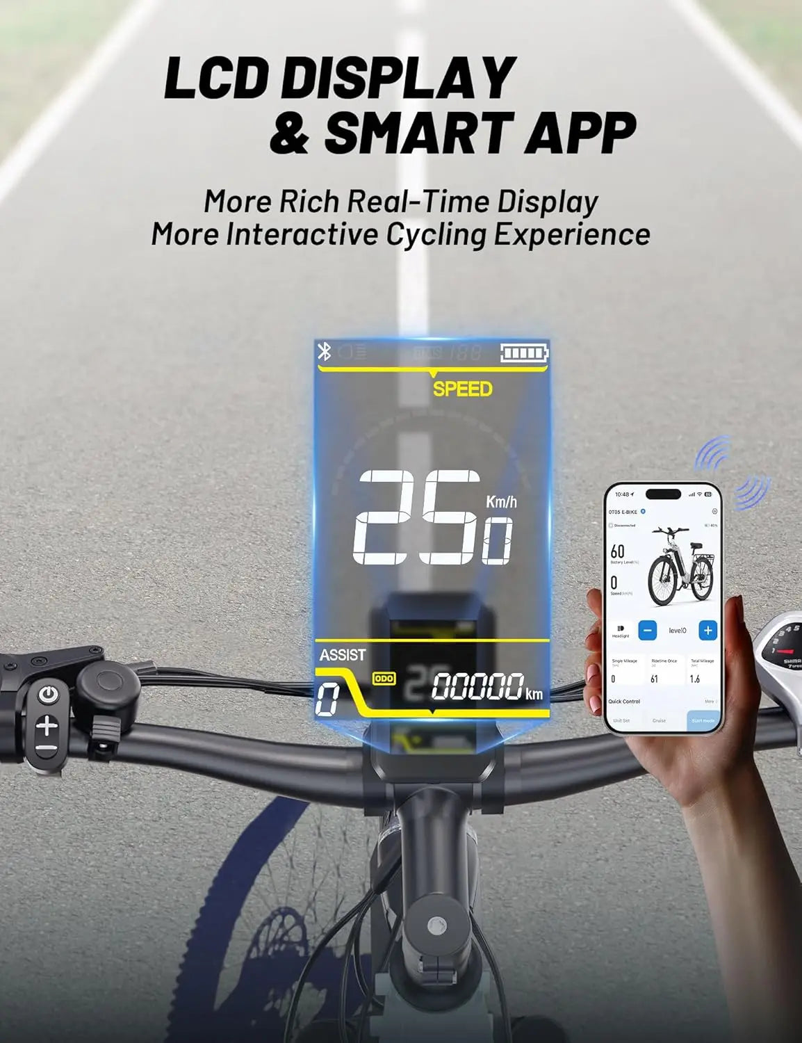 ONESPORT Customization EU UK Direct Shipping Stock Foldable EBike Electric Bike City Electric Bicycle Bicicleta Electrica E Bike-3