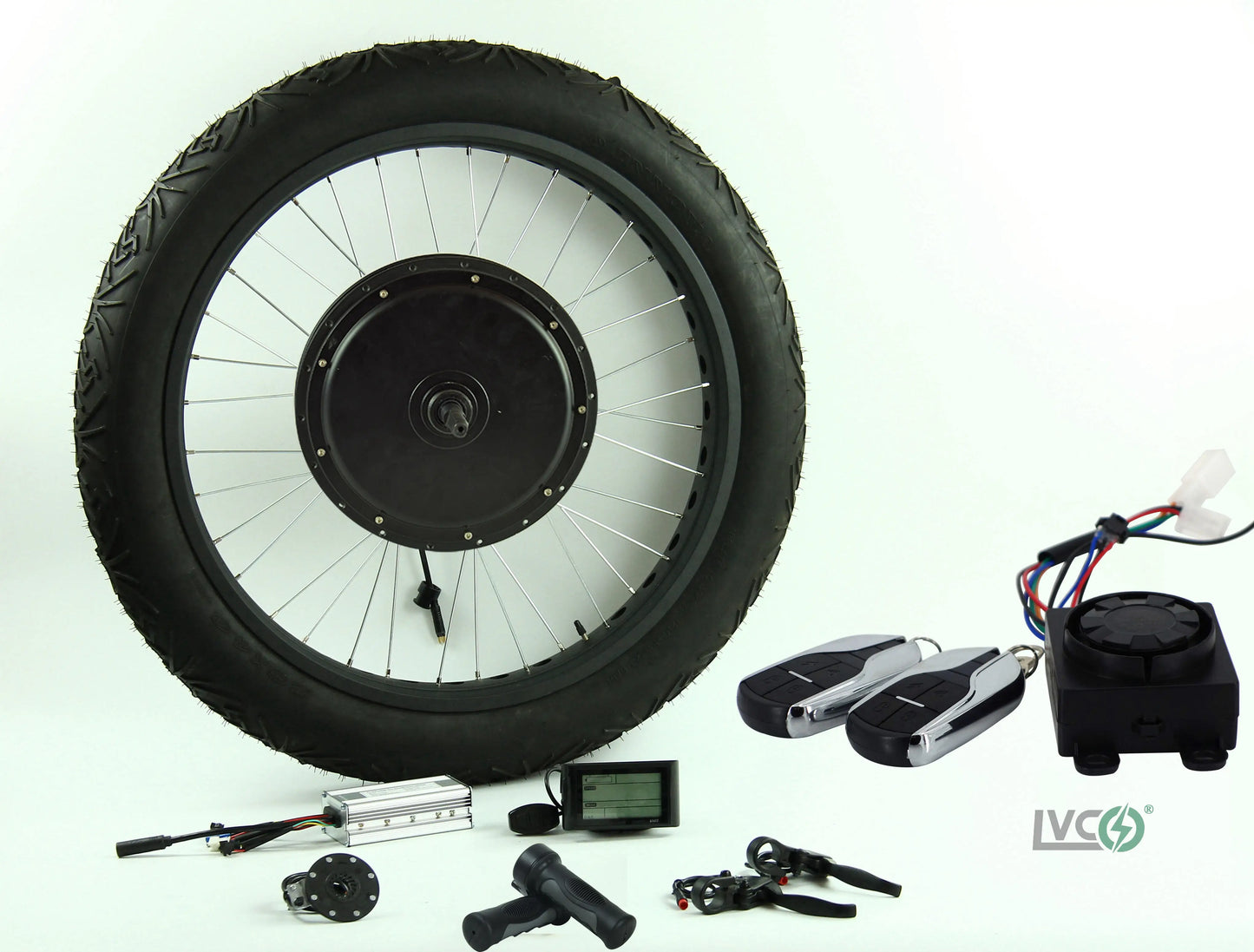LVCO New Innova Tire Kenda Tire 5000w 48v 72v 3000 Watt Electric Bicycle Conversion Hub Motor Ebike Kit-4