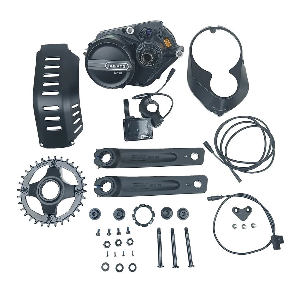 Bafang M510 Electric Bike Center Motor Kit Electric Mountain Bike Mid Drive Motor for EMTB Frame Torque 95NM-0