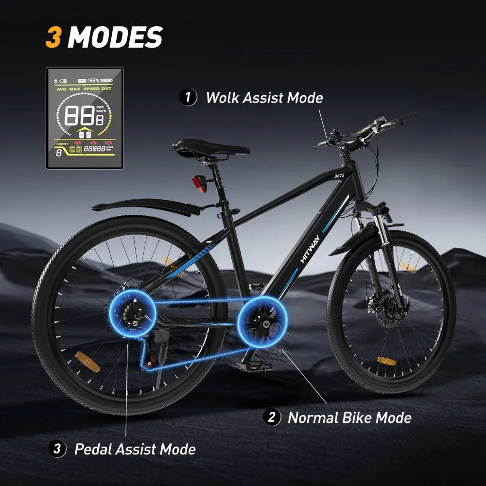 COLORWAY BK7M Wholesale Mountain Bike E-Bike with Aluminum Alloy Frame for US/MX Market CE Certified-3