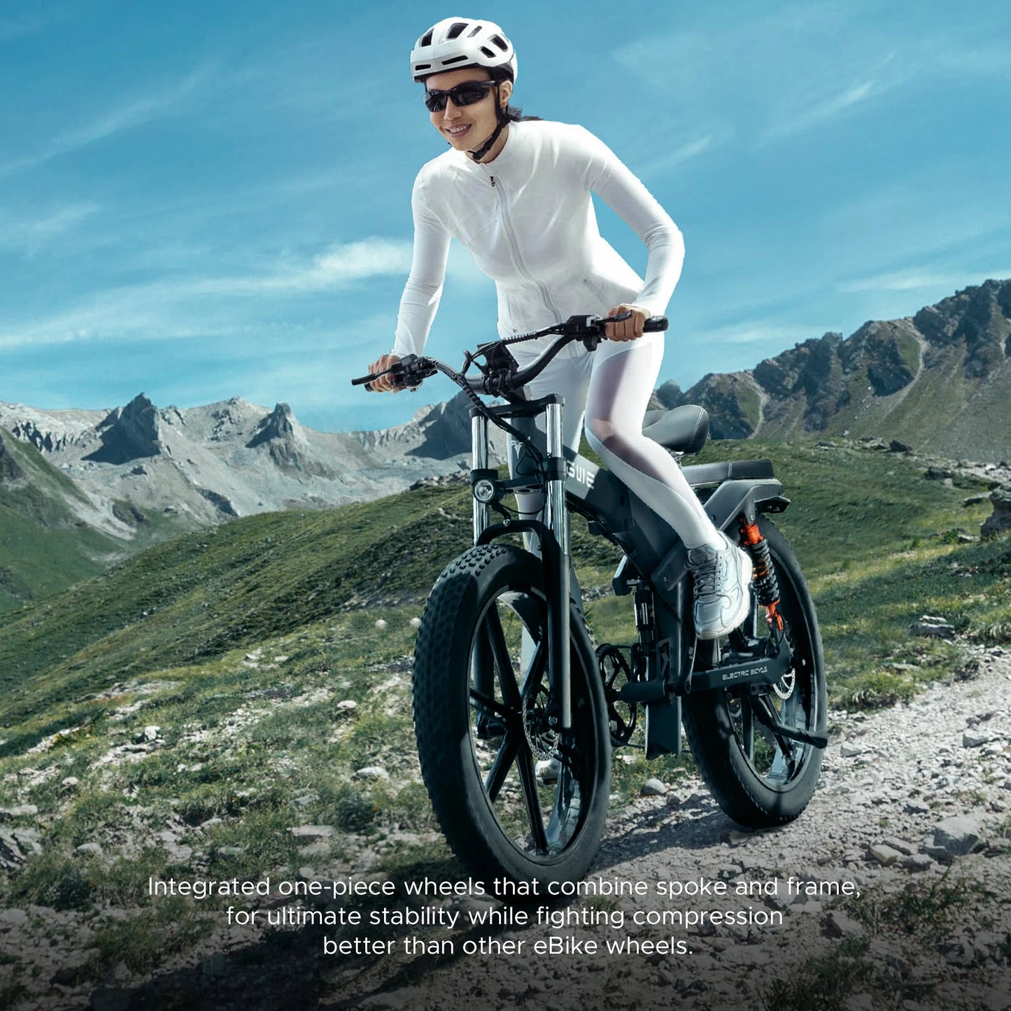 US Stock Dropshipping ENGWE X26 Electric Motorcycle 1000W 26in Fatbike 48V28Ah Off-road Electric Bike-2