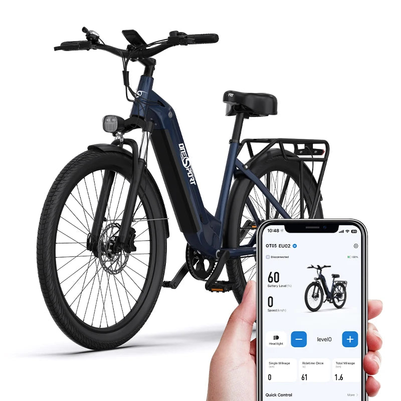 Fast shipping from European warehouse, support one-click shipping and customization Onesport OT05 City Electric Bike-1