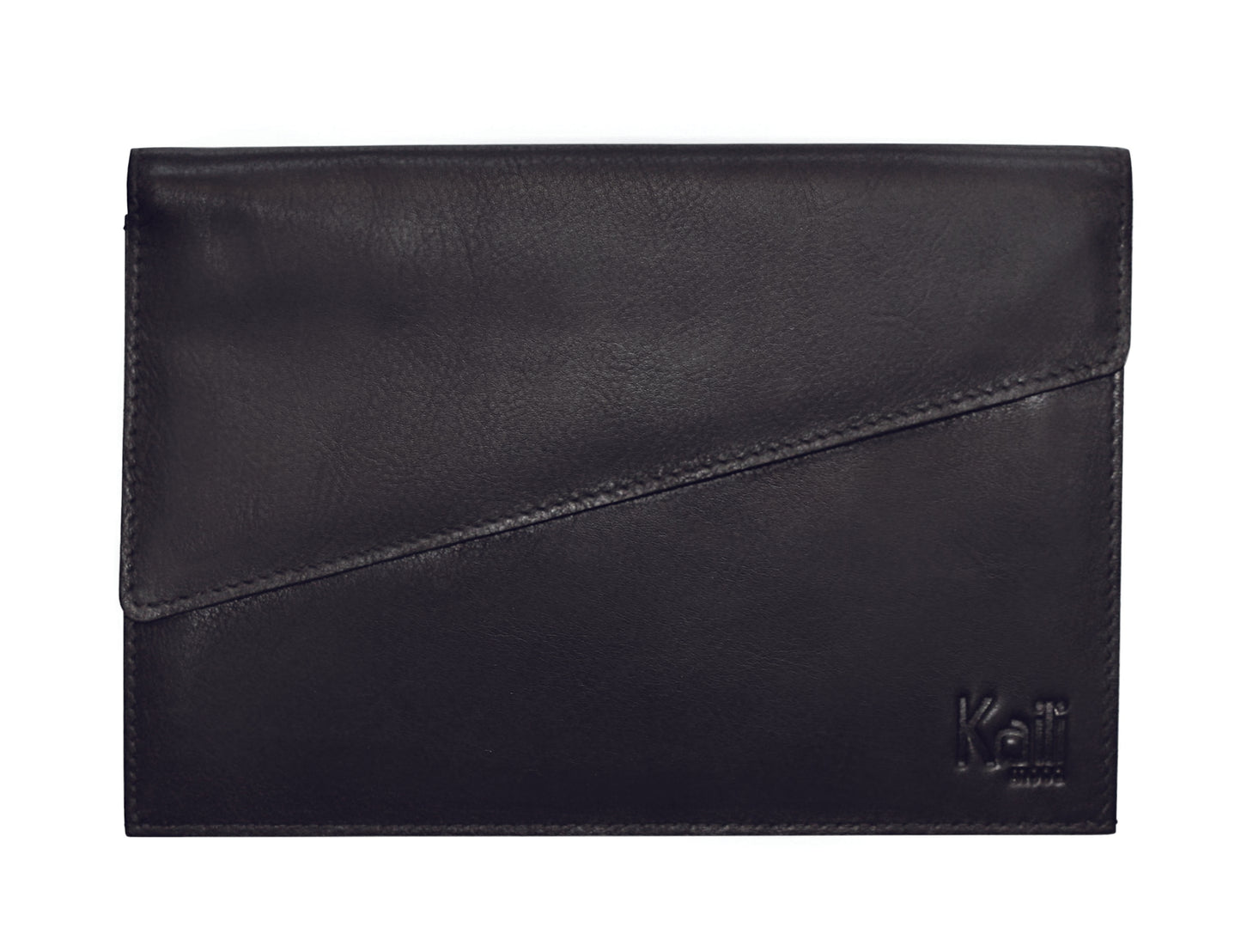 K0018AB | Porta Documenti Auto e Moto in Vera Pelle pieno fiore con leggera grana. Colore Nero. Chiusura con bottone automatico. Dimensioni: cm 19 x 13 x 1. Confezione: Sacchetto in Tnt-0