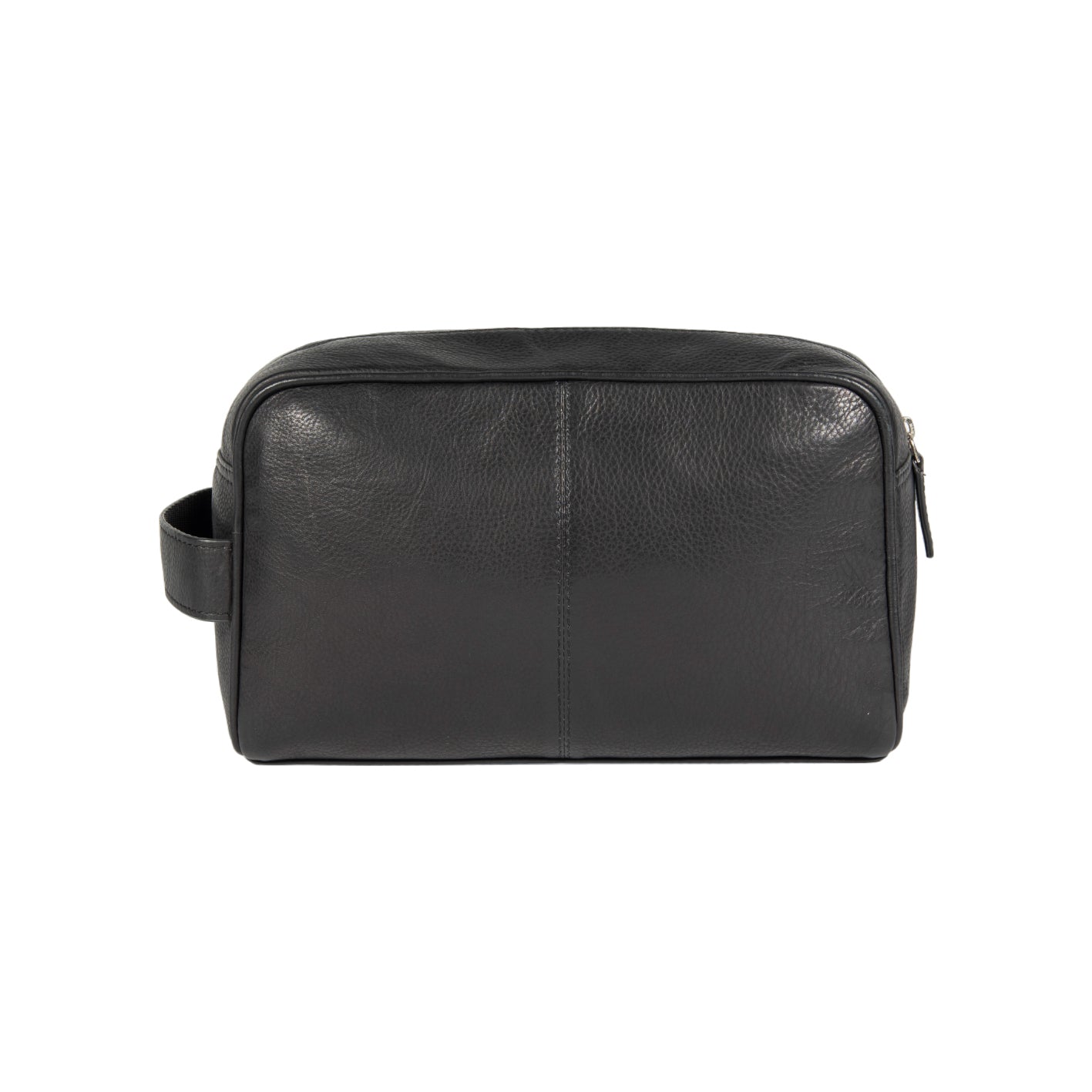 K0025AB | Beauty Case con maniglia laterale in Vera Pelle pieno fiore con leggera grana – Colore Nero. Chiusura con lampo, Dimensioni: cm 25 x 16 x 12. Confezione: Sacchetto Tnt-2