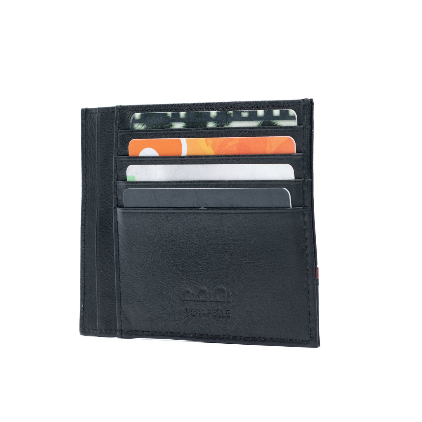 K10907AB | Portadocumenti/Carte di credito in Vera Pelle Col. Nero-1