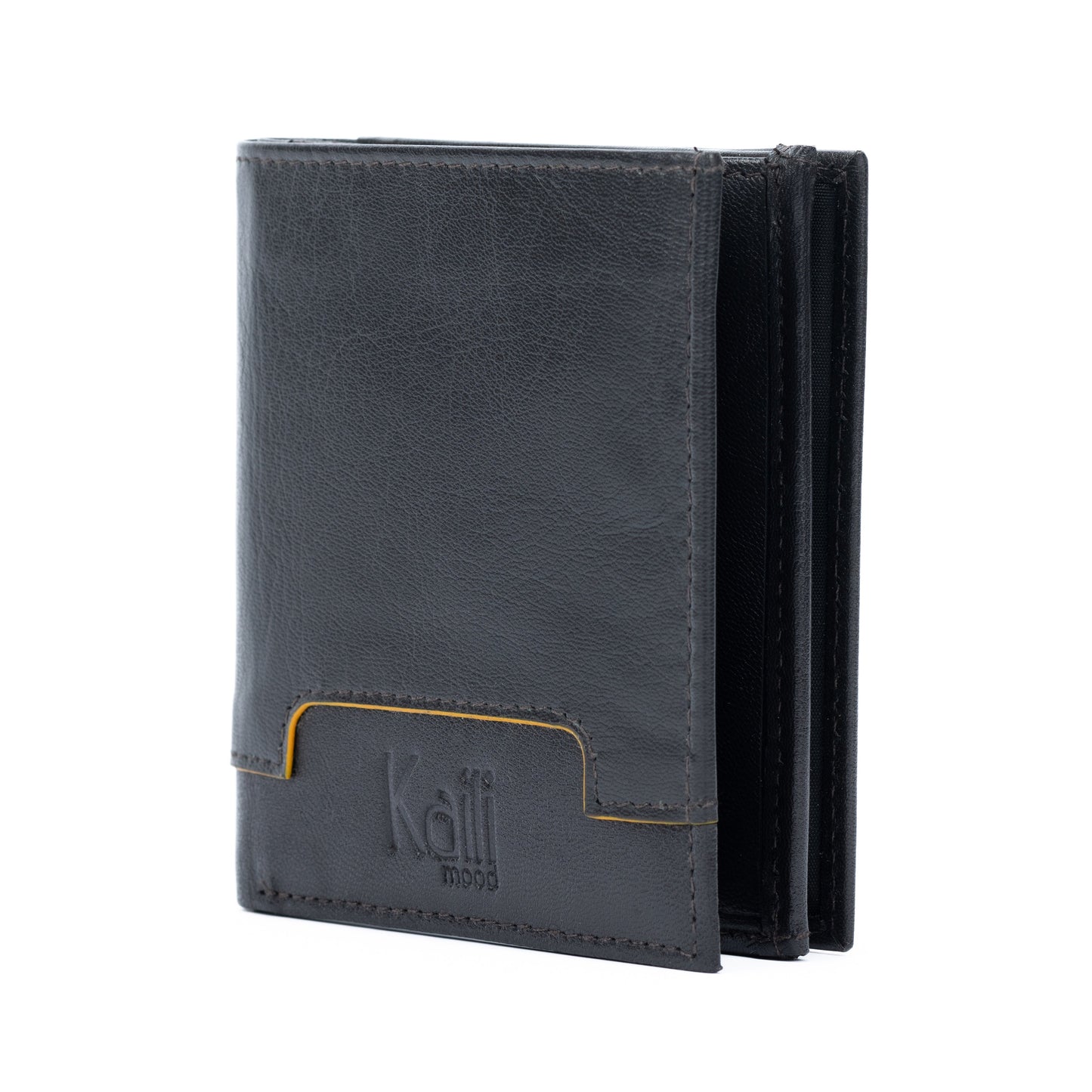 K11025BB | Genuine Leather Men's Wallet in Dark Brown-2