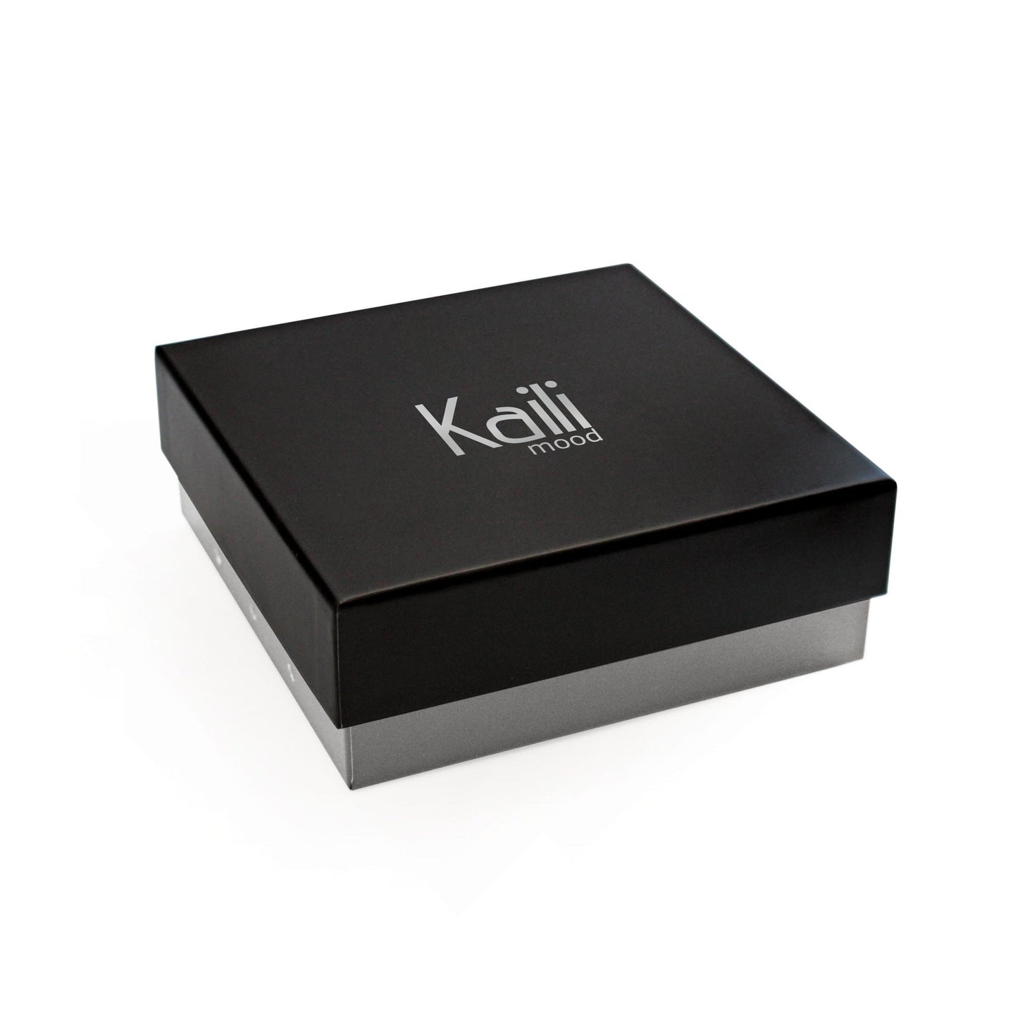 K4009KB | Allover Men's Belt in Leather Lining with Pu Finish. Anthracite colour. Dimensions: 125 x 3.8 x 0.5 cm (waistline 110 cm). Packaging: Rigid bottom/lid gift box-3