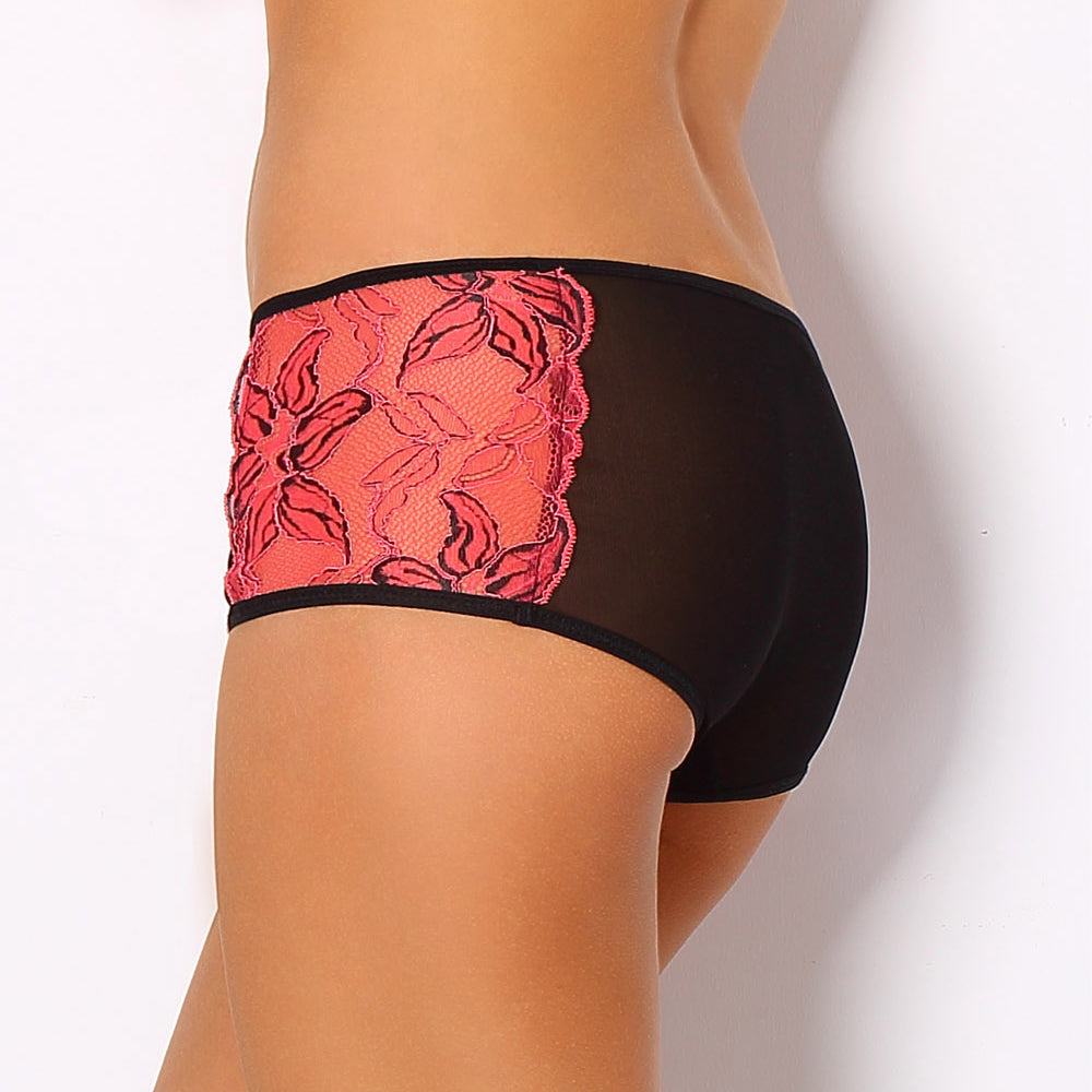 Sheer Mesh Boyshorts Panty Paripari La Furia-1