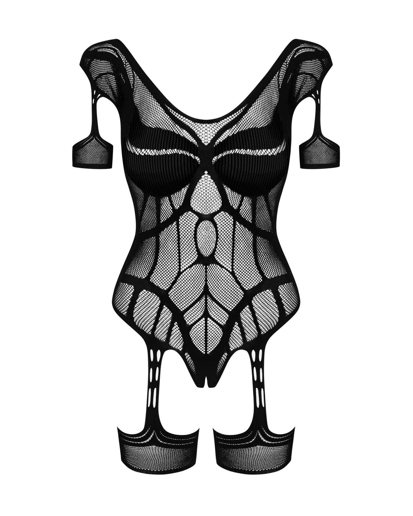 Crotchless Garter Bodysuit Obsessive Luscious-4