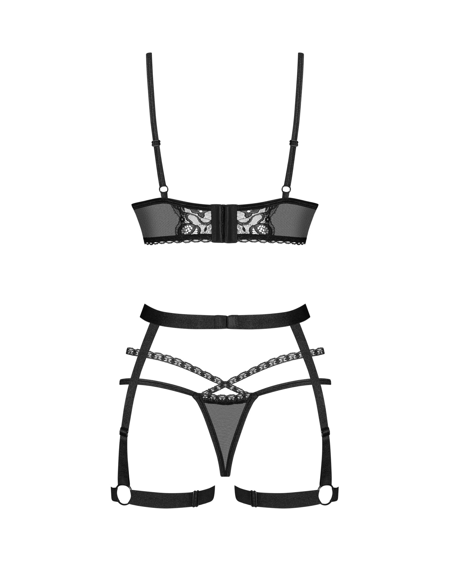 Bondage Inspired Lingerie Set Obsessive Blomentis-4