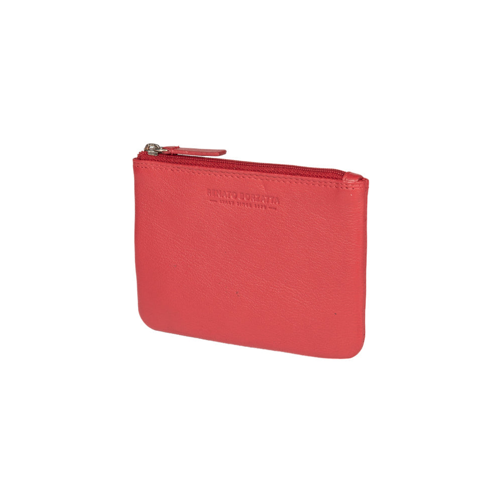 RB12032V | Bustina Portachiavi/Portamonete in Vera Pelle pieno fiore, con leggera grana. Colore Rosso. Protezione RFID. Dimensioni: cm 13 x 9 x 0,5. Confezione: Scatola regalo fondo/coperchio (copia)-0