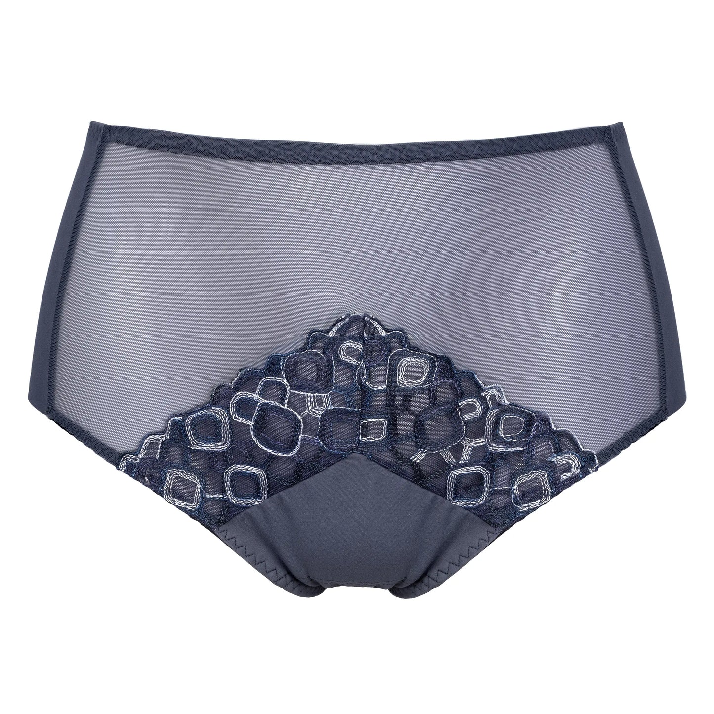 Semi Sheer Mesh Maxi Brief Panty Sharon-2