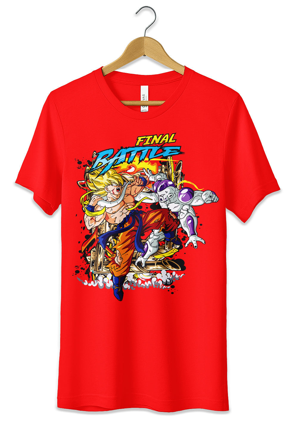 T-Shirt Goku vs Freezer Maglietta Dragon Ball-1