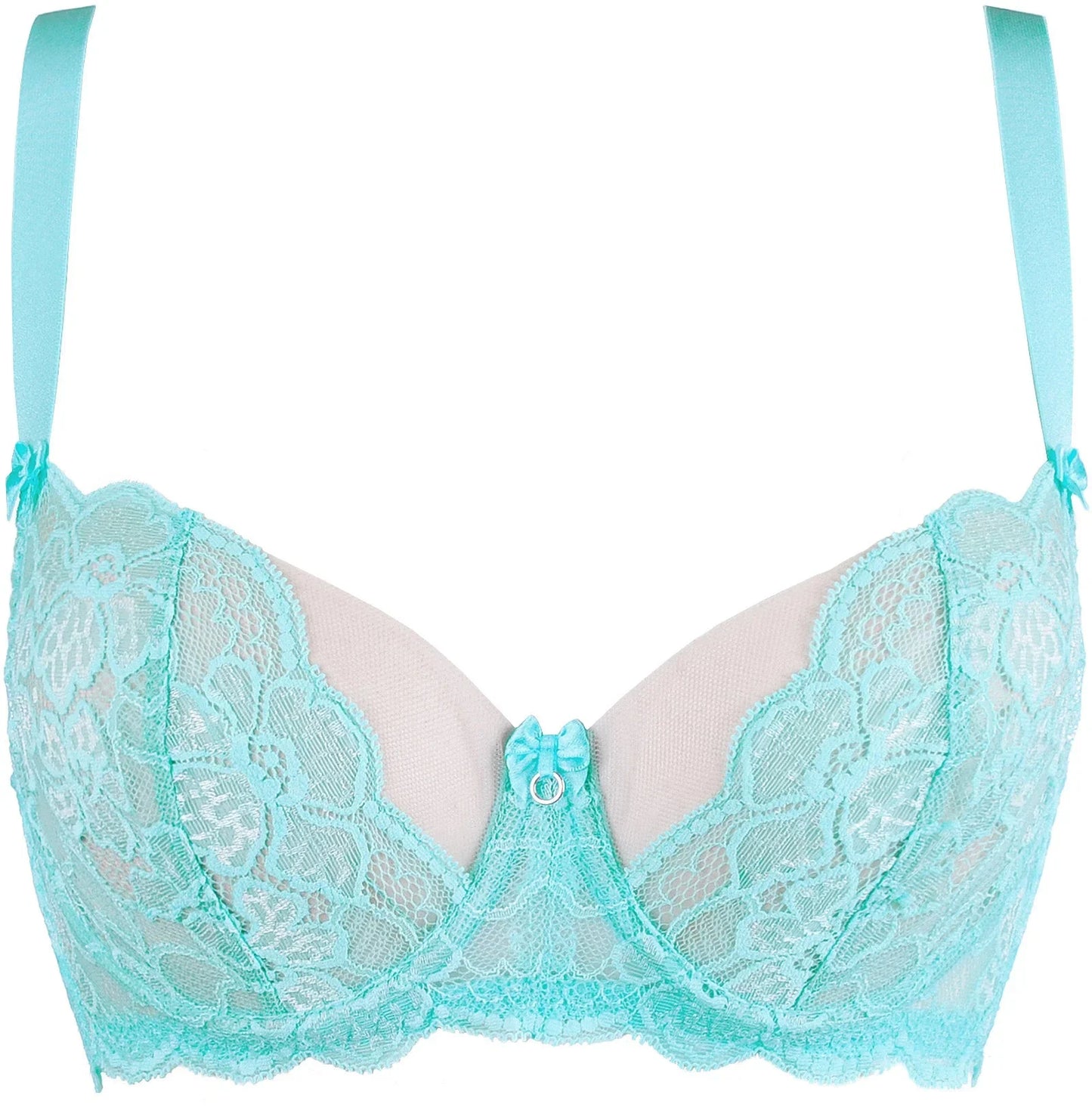 Floral Lace Balconette Bra Axami Allure - STREET STYLE