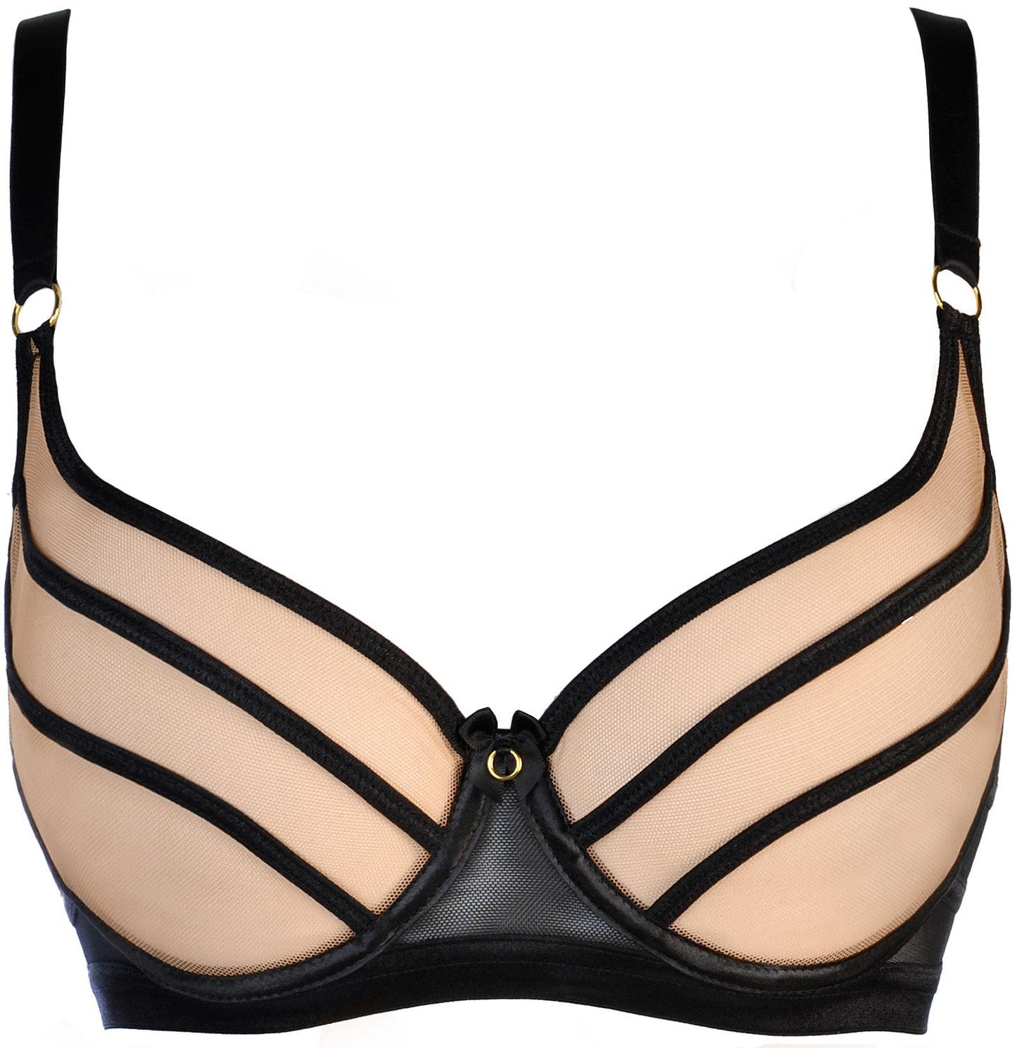 Soft Sheer Mesh Balconette Bra Axami Impression-4
