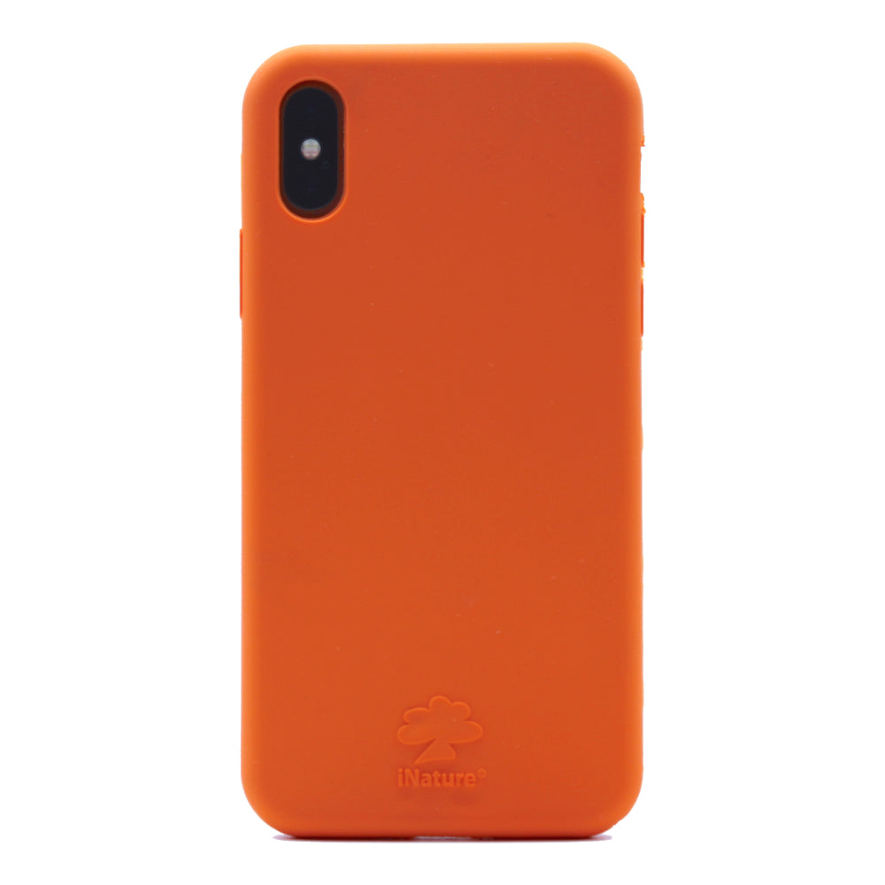 Custodia iNature iPhone X/XS - Arancio-0