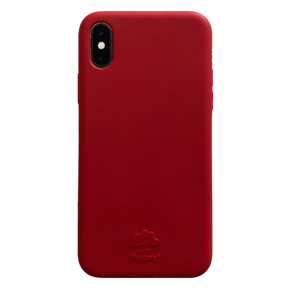 Custodia iNature iPhone X/XS - Rosso Pomodoro-0