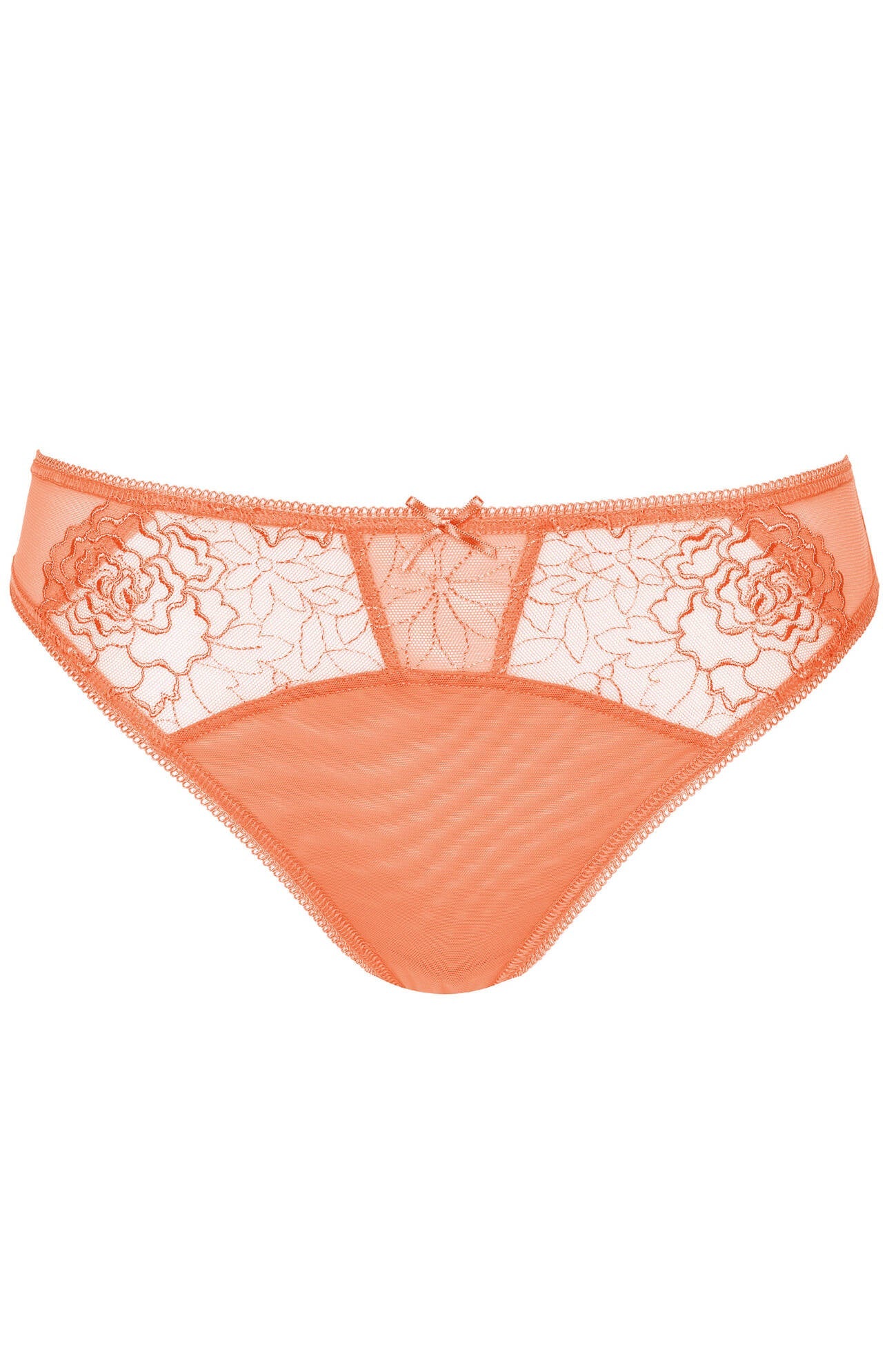 Semi Sheer Thong Panty Pamela Peach-4