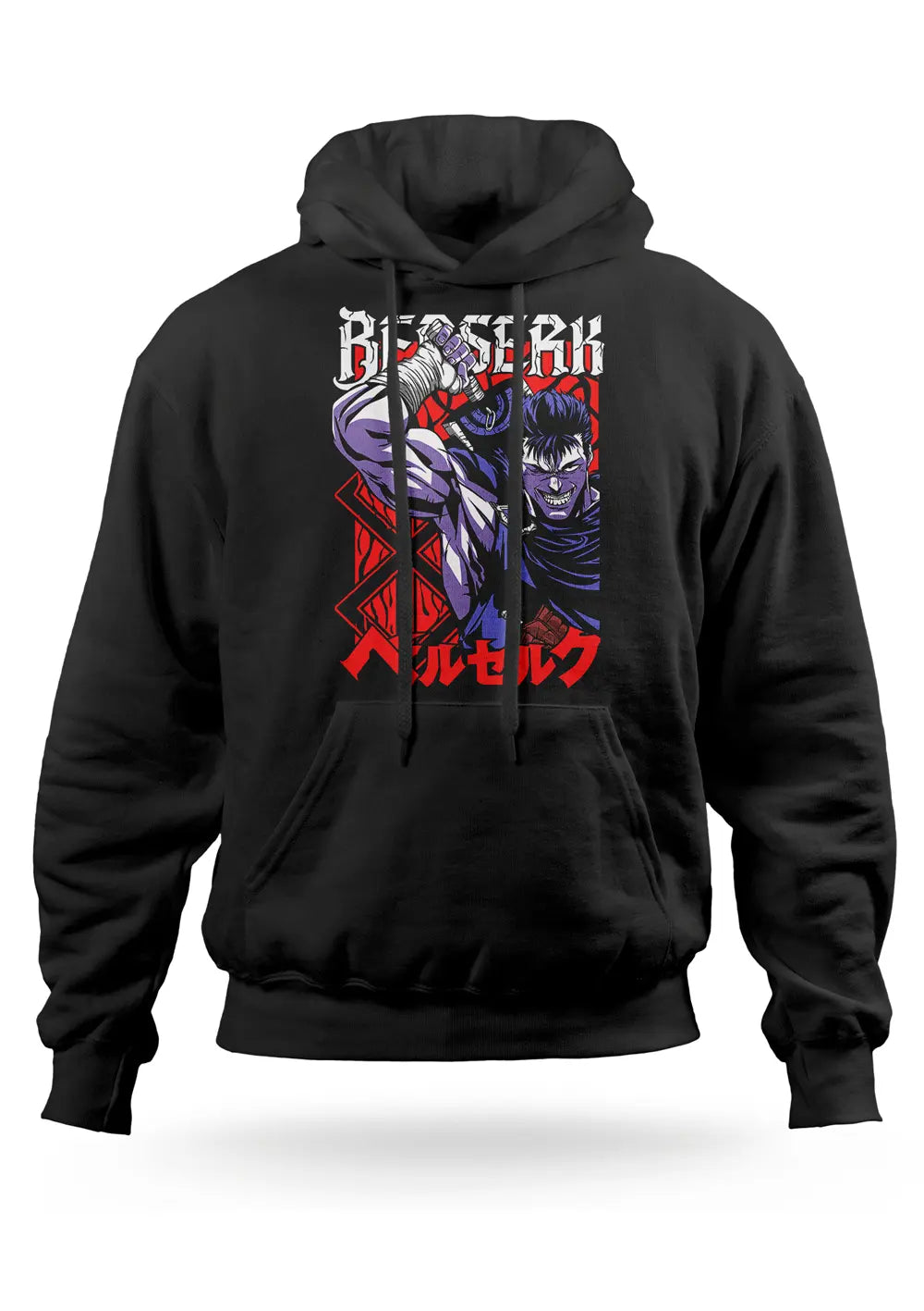 Felpa con cappuccio Berserk Anime-0