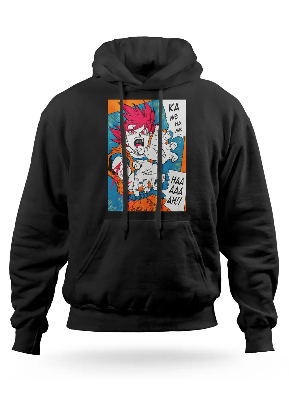 Felpa con cappuccio Goku Onda Energetica Dragon Ball Z Anime-0