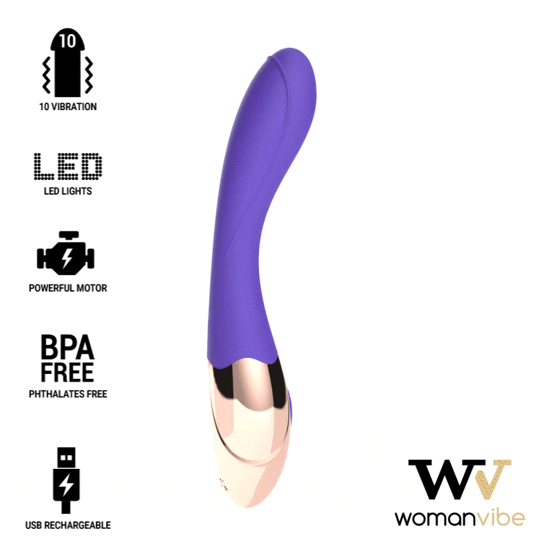 WOMANVIBE - VIBRATORE RICARICABILE SUNNY SILICONE-0