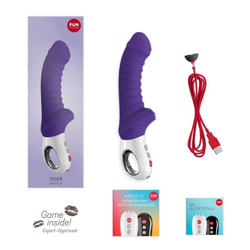 FUN FACTORY - VIBRATORE TIGER G5 VIOLA-4