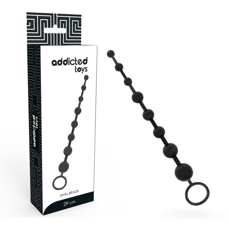 ADDICTED TOYS - PERLINE ANALI 29 CM NERO-0