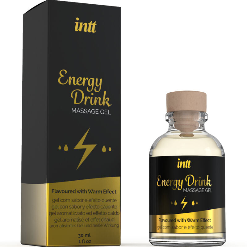 INTT MASSAGE & ORAL SEX - GEL DA MASSAGGIO CON BEVANDA ENERGETICA AROMATIZZATA ED EFFETTO RISCALDANTE-1