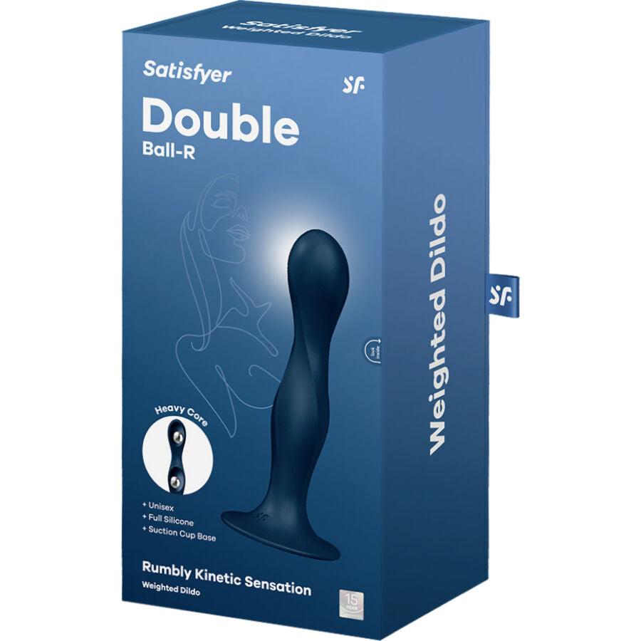 SATISFYER - DILDO IN SILICONE DOPPIA PALLA GRANATO-3