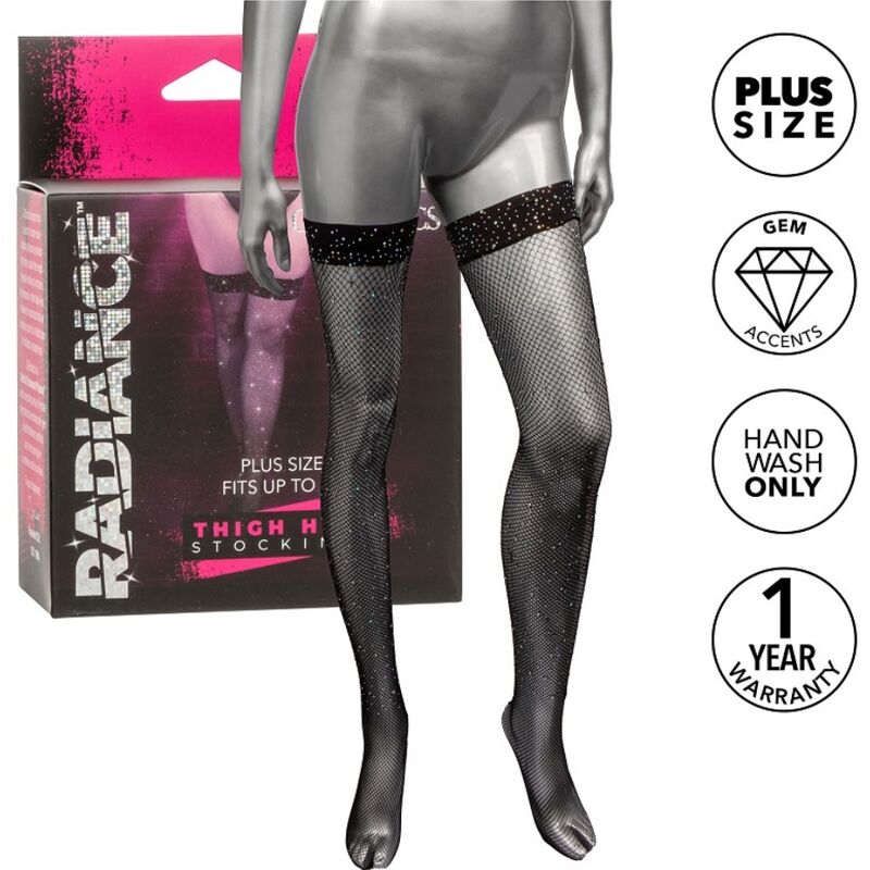 CALEXOTICS - RADIANCE CALZE ALTE RINO TAGLIA PLUS-0