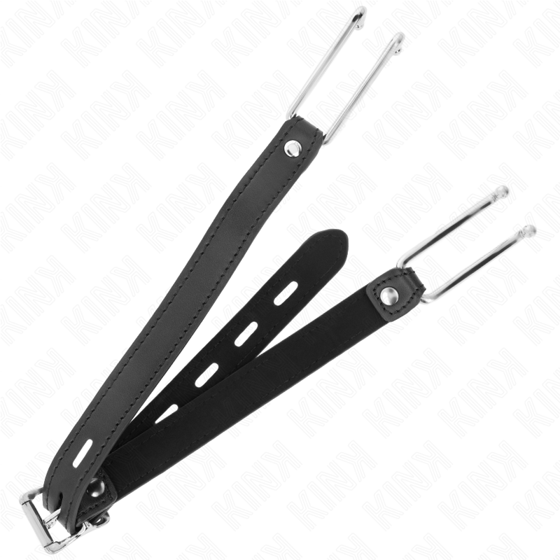 KINK - GANCIO IN METALLO 11.5 CM CON CINTURINO IN SIMILPELLE REGOLABILE 39-58 CM X 2 CM-2