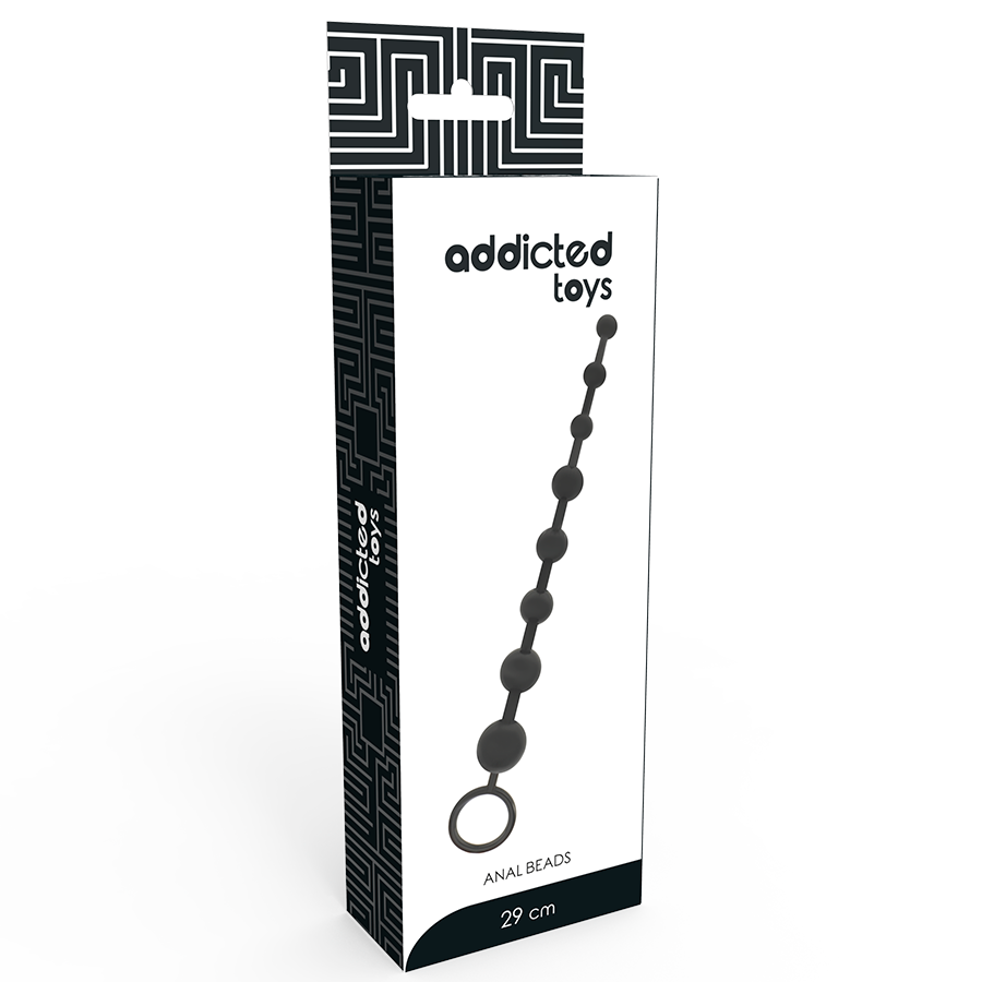 ADDICTED TOYS - PERLINE ANALI 29 CM NERO-4