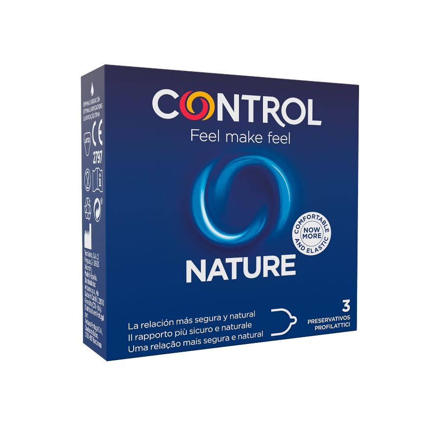 CONTROL - PRESERVATIVI ADAPTA NATURE 3 UNITÀ-0