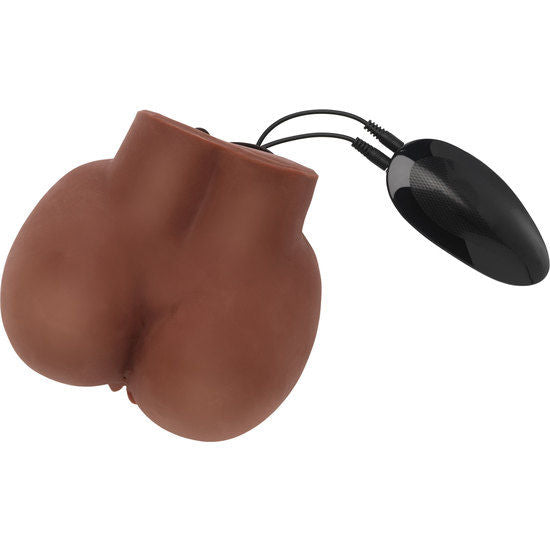 ACT - BIG ASS MASTURBATORE REALISTICO CON VIBRATORE MARRONE-4