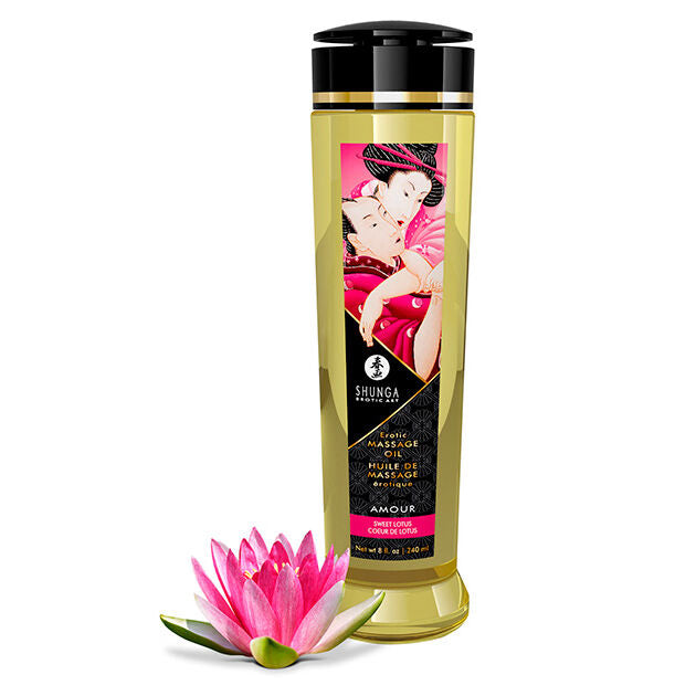 SHUNGA - OLIO DA MASSAGGIO EROTICO DAMORE 240 ML-0