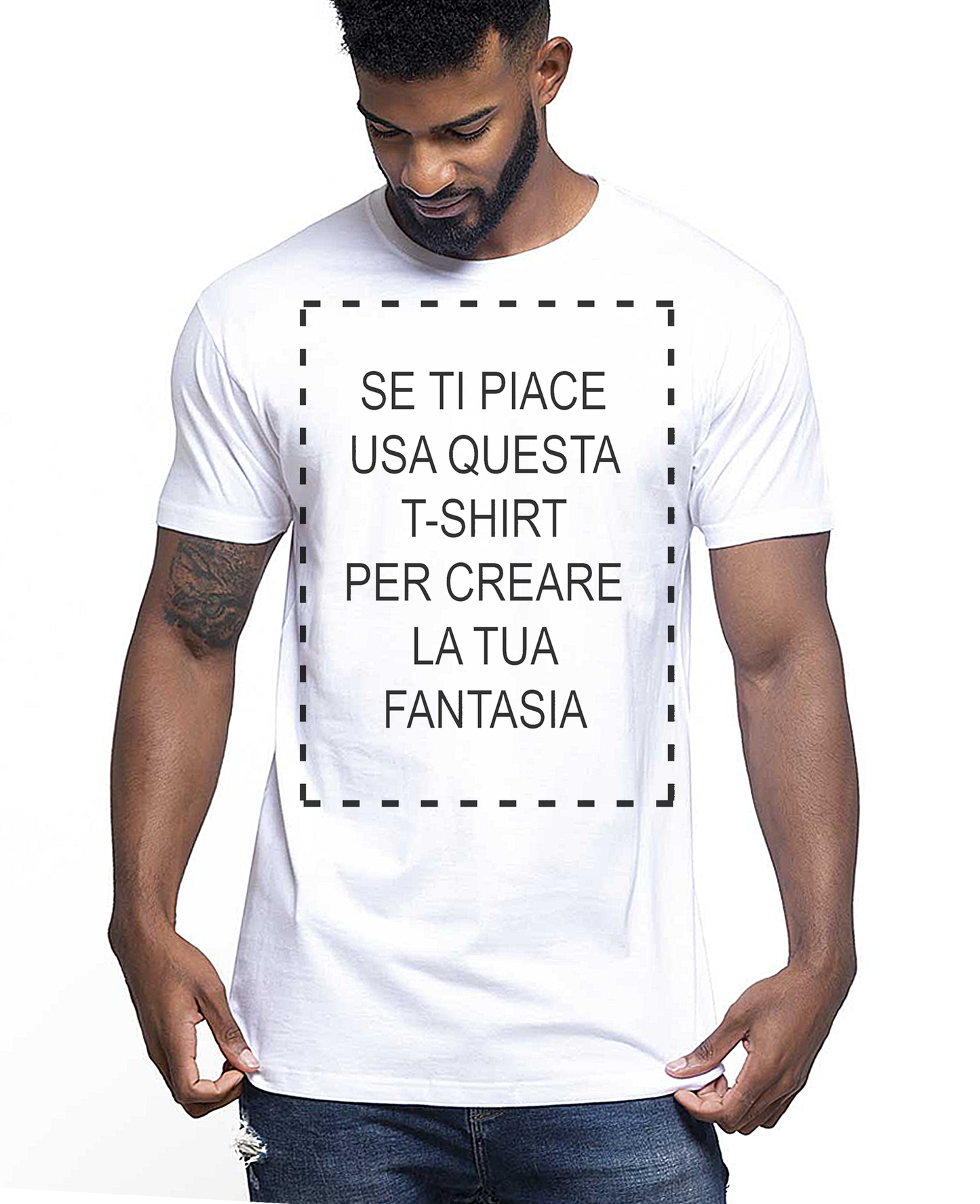 Personalizza T-shirt in Puro Cotone Pettinato Art. 150