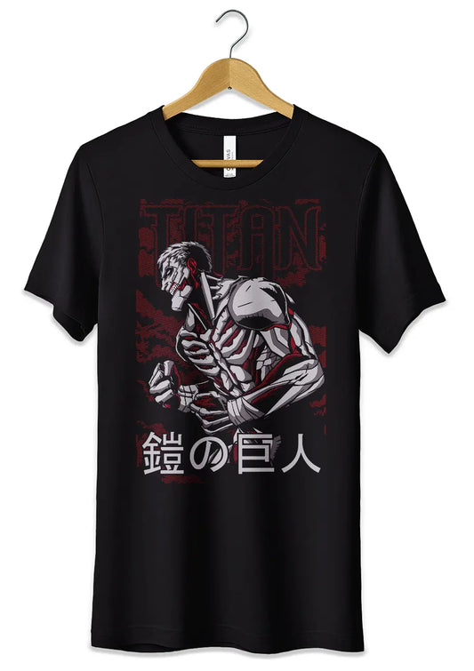 T-Shirt Maglietta Attack on Titan Armored Anime-0