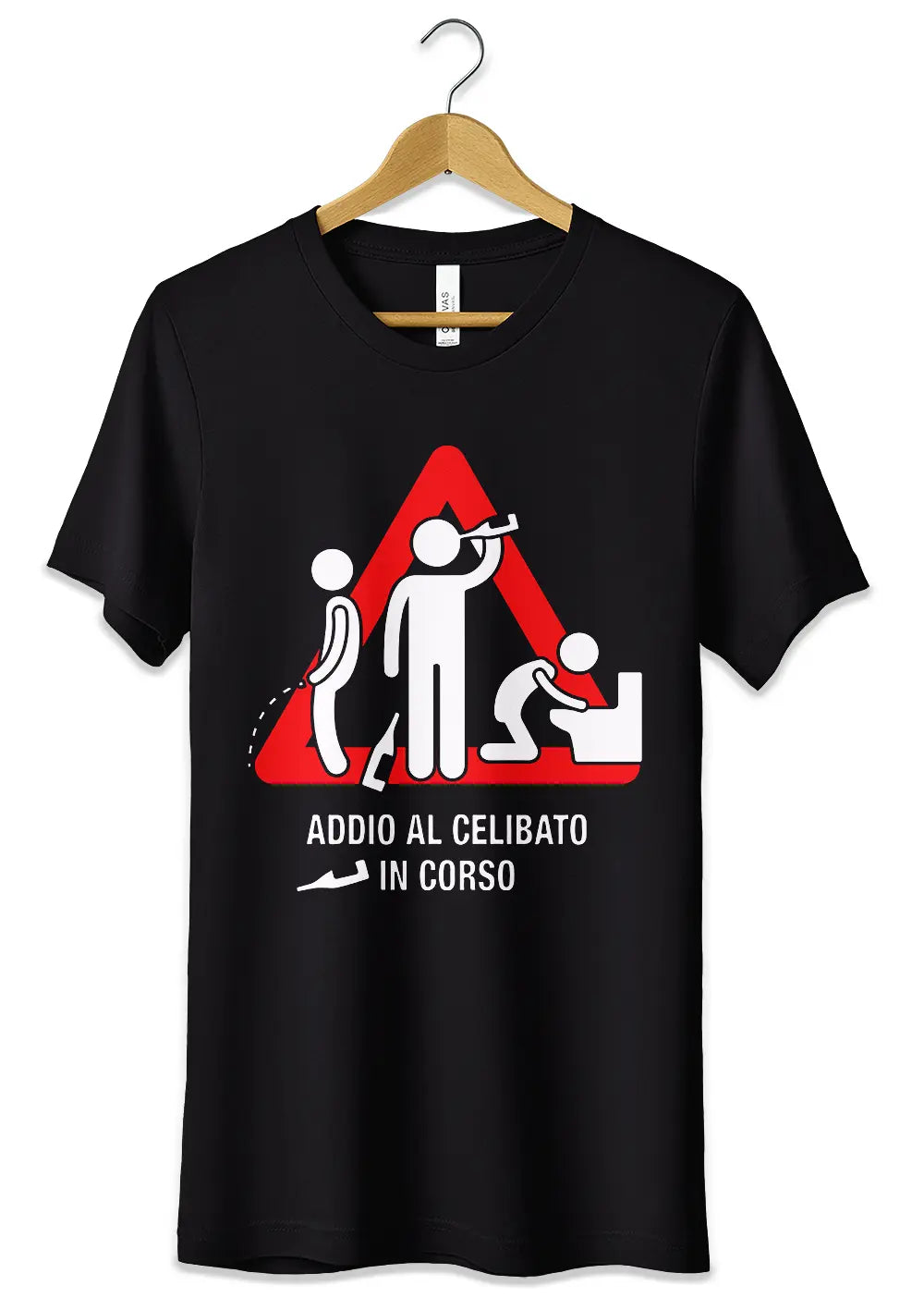 T-Shirt Maglietta Addio al Celibato In Corso-0
