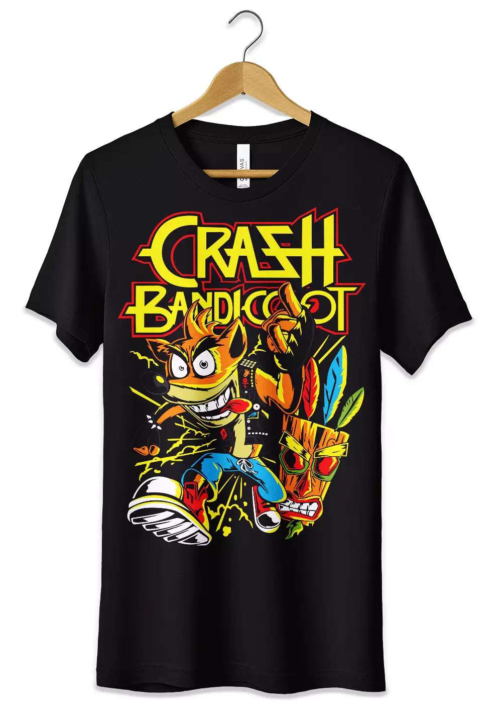 T-Shirt Maglietta Videogames Crash Bandicoot-0