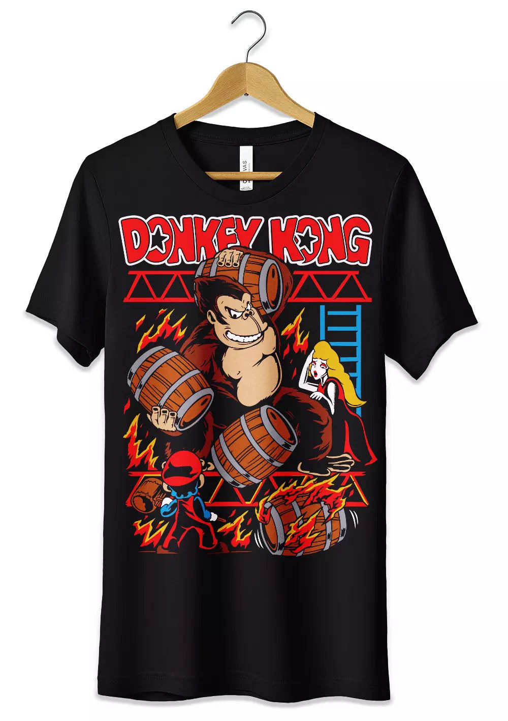 T-Shirt Maglietta Videogames Donkey Kong-0