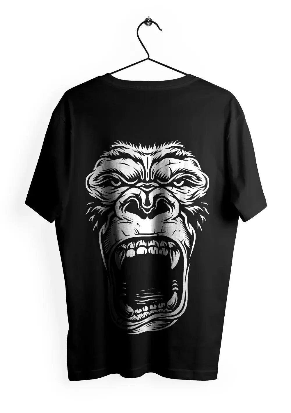 T-Shirt Maglietta Gorilla Face Urban Oversize - STREET STYLE