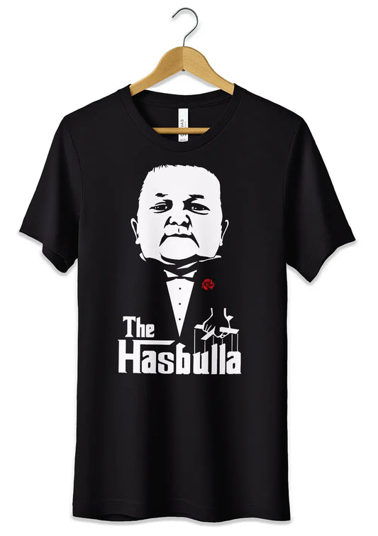 T-Shirt Maglietta Hasbulla Parodia Il Padrino Divertente-0