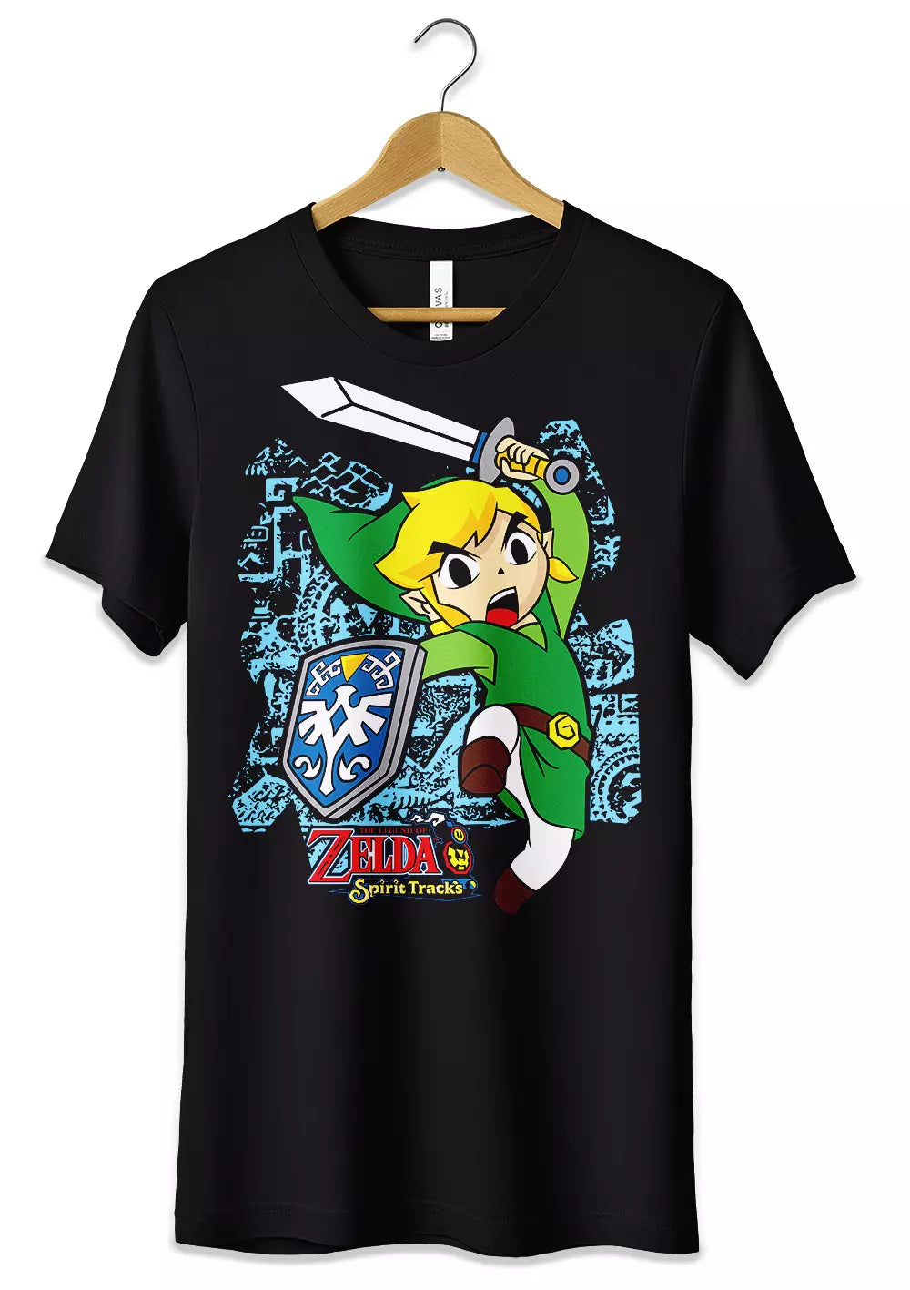 T-Shirt Maglietta Videogames Legend of Zelda Spirit Tracks-0