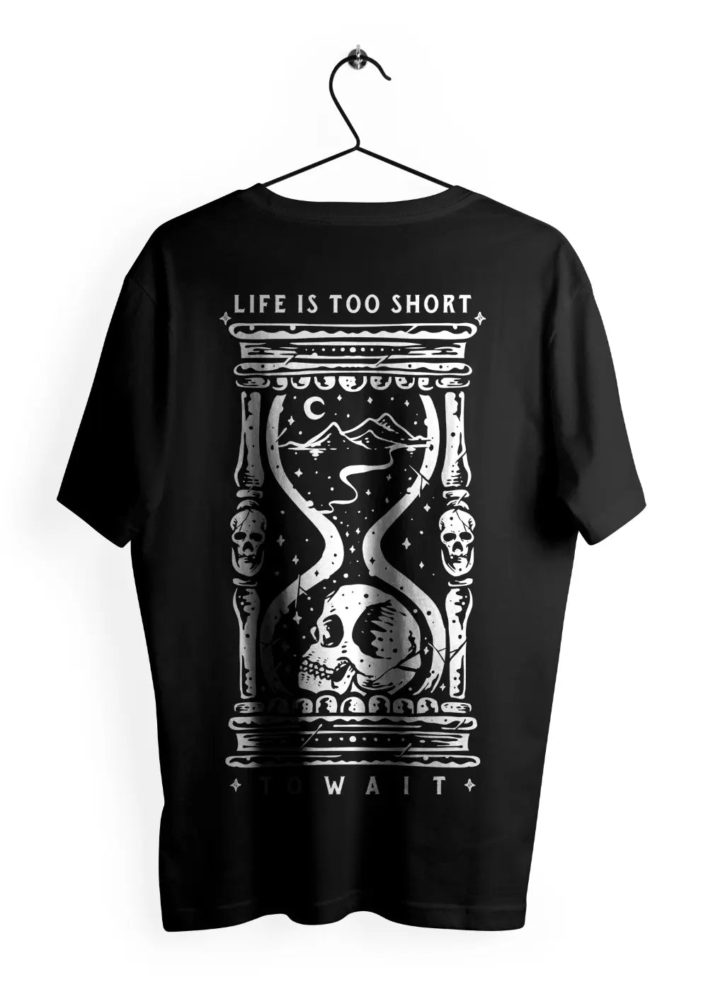 T-Shirt Maglietta Life is too Short Urban Oversize-1