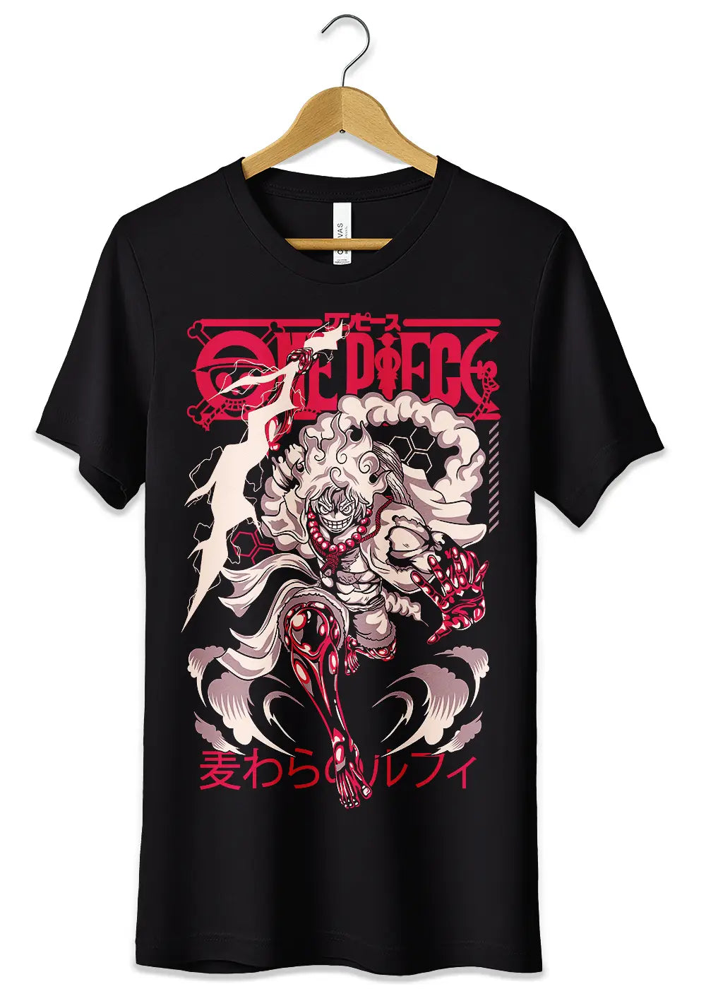 T-Shirt Maglietta Monkey D Luffy Rubber Gear 5-0